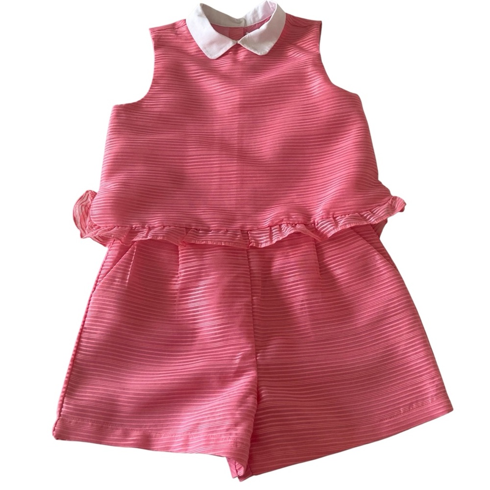 Janie and Jack Sleeveless Organza Romper Party Girls Size 10